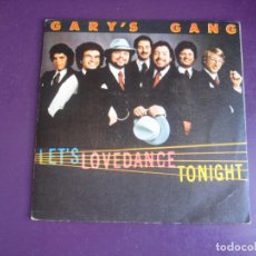 Discos de vinilo: GARY'S GANG ‎– LET'S LOVEDANCE TONIGHT - SG CBS 1979 - DISCO FUNK 70'S - SIN USO