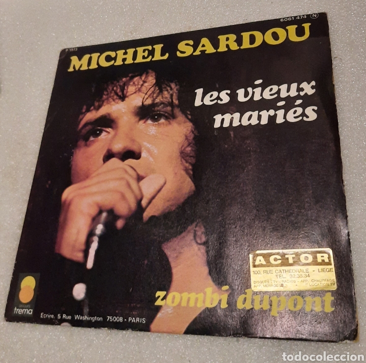 Discos de vinilo: Michel Sardou - les vieus mari&eacute;s - Foto 1