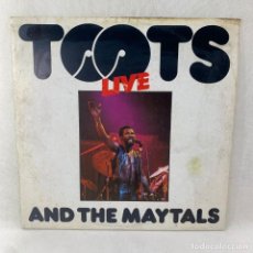 Disques de vinyle: LP - VINILO TOOTS & THE MAYTALS - LIVE + ENCARTE - ESPAÑA - AÑO 1981. Lote 348164393