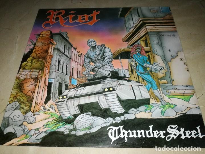 Discos de vinilo: PORTADA RIOT-THUNDERSTEEL - Foto 1