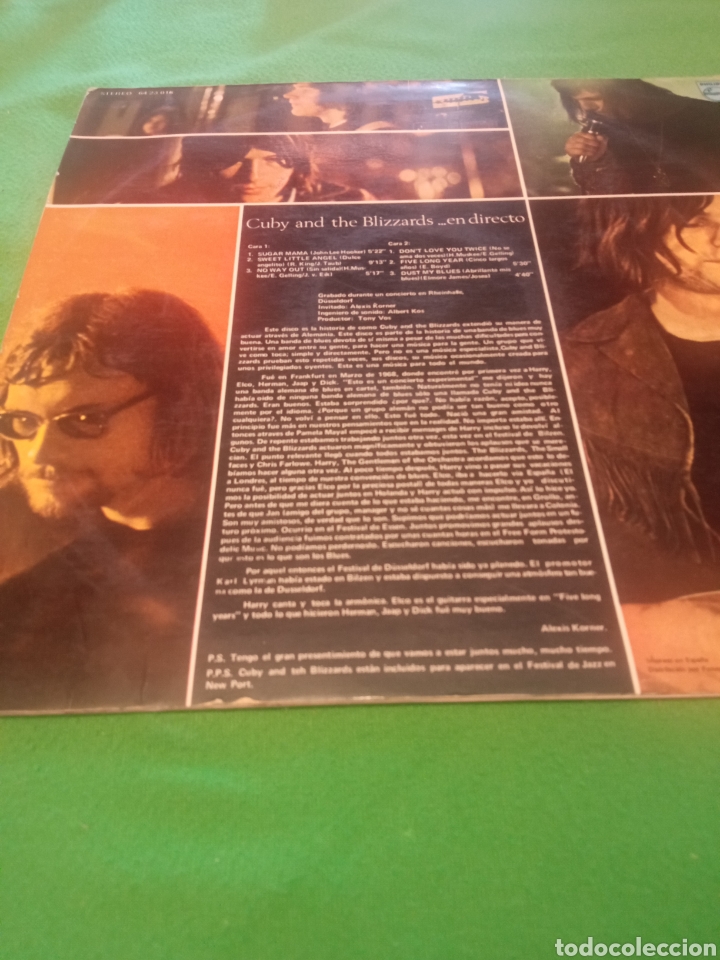 Discos de vinilo: Cuby + Blizzards- En directo - Foto 2