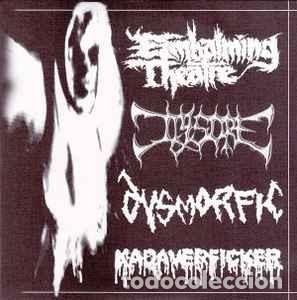 Discos de vinilo: Embalming Theatre / Jigsore / Dysmorfic / Kadaverficker -SPLIT EP---GRINDCORE - Foto 1