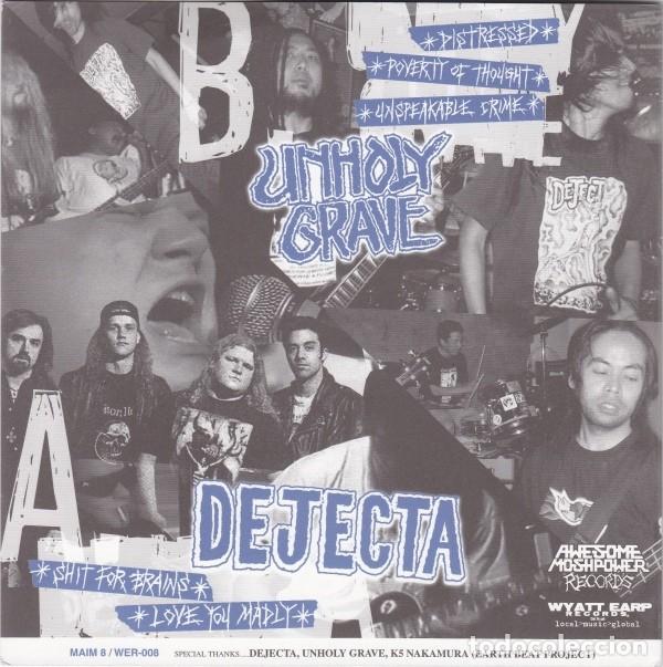 Discos de vinilo: Dejecta / Unholy Grave - Grind Heads E.P. (7&rdquo;, EP, Ltd) - Foto 2