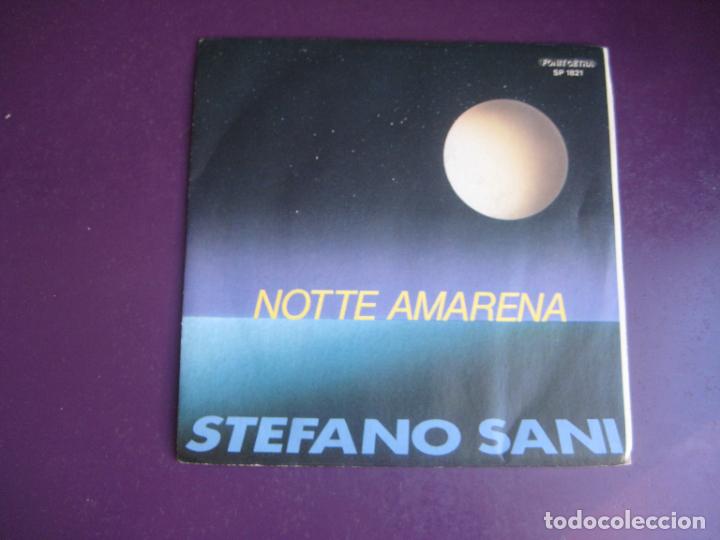 Discos de vinil: Stefano Sani &lrm;&ndash; Notte Amarena - Sg FONIT CETRA ITALIA 1984 - POP 80'S - POCO USO