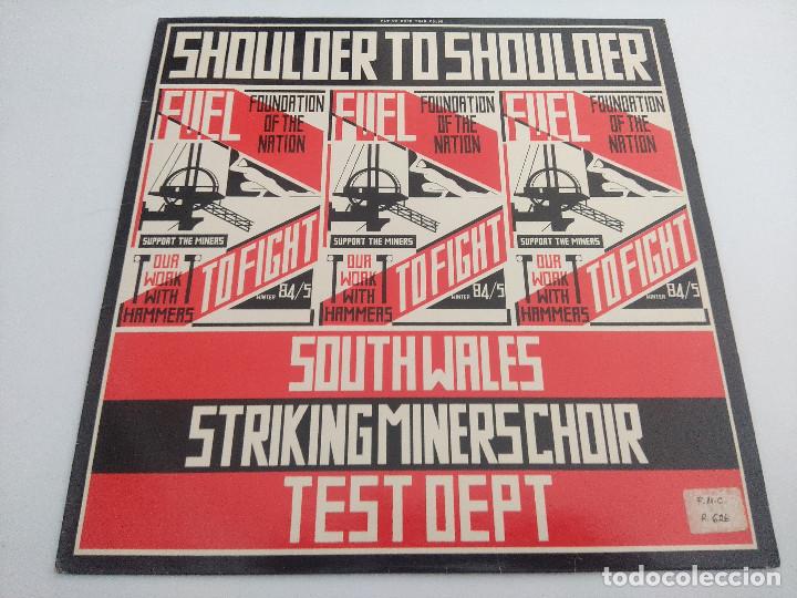 Discos de vinilo: SOTHWALES STRIKING MINERS CHOIR/TEST DEPT/VINILO. - Foto 1