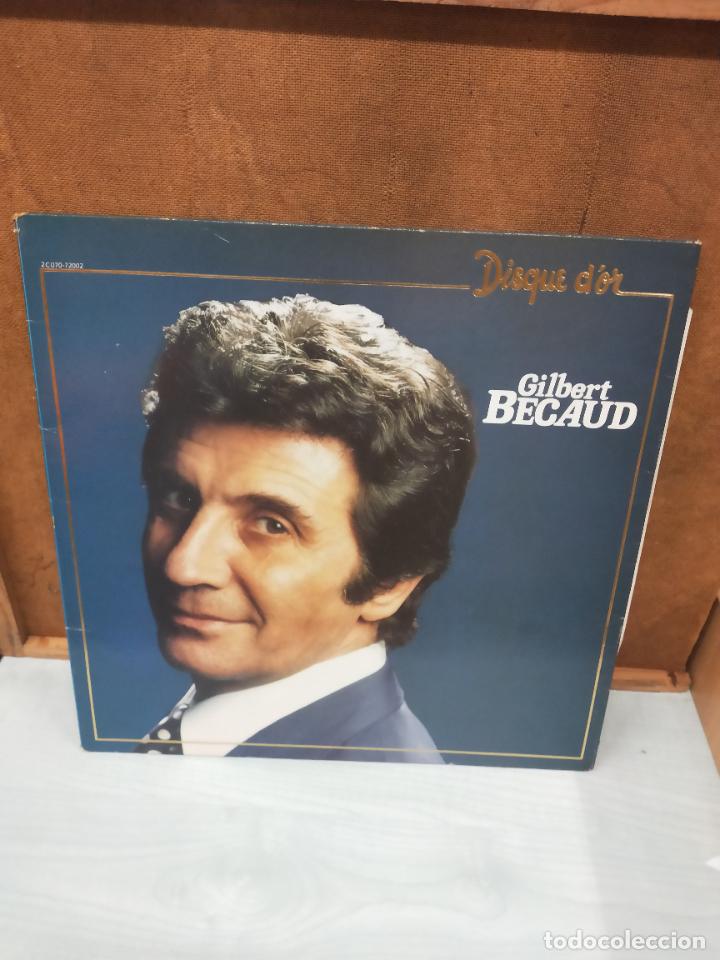 Discos de vinilo: GILBERT BECAUD. DISQUE DOR. LP 1980. - Foto 1