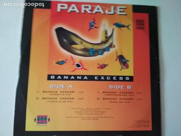 Discos de vinilo: paraje, banana excess,1995 - Foto 2