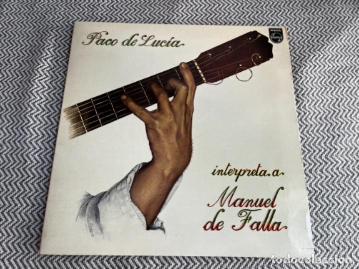 Discos de vinilo: PACO DE LUCIA -INTERPRETA A MANUEL DE FALLA- VINILO - Foto 1