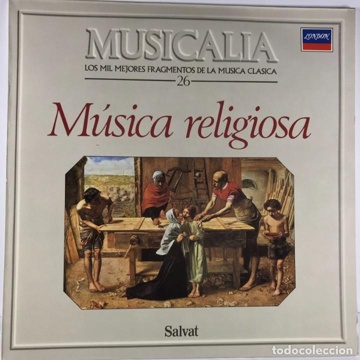 Discos de vinilo: MUSICALIA - SALVAT - DISCO N&ordm; 26. M&uacute;sica Religiosa