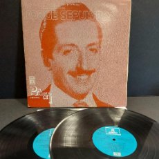 Discos de vinilo: LA VOZ DE... / JORGE SEPÚLVEDA / DOBLE LP-GATEFOLD - EMI-ODEON-1976 / MBC. ***/***. Lote 348305543