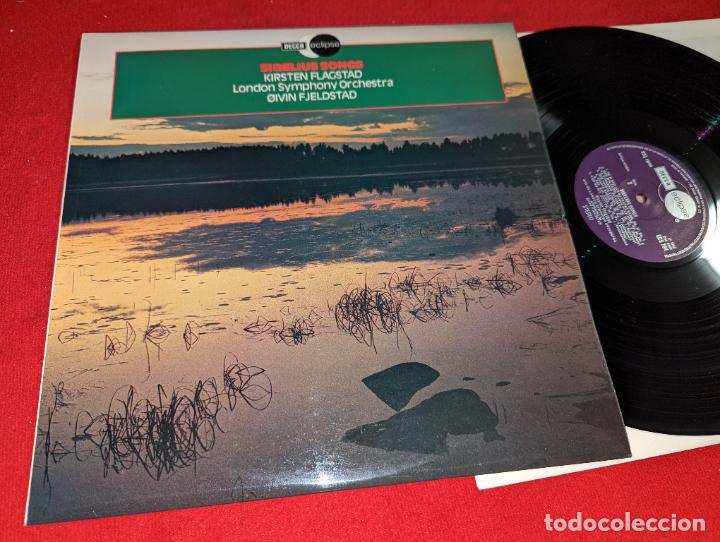 Dischi in vinile: SIBELIUS SONGS + KIRSTEN FLAGSTAD + London Symph. Orch + OIVIN FJELDSTAD LP 1977 DECCA UK