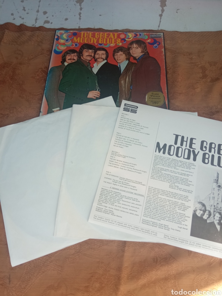 Discos de vinilo: THE GREAT MOODY BLUES - Foto 1