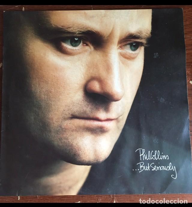 Discos de vinilo: PHIL COLLINS - BUT SERIOUSLY, LP edici&oacute;n 1989 - Foto 1