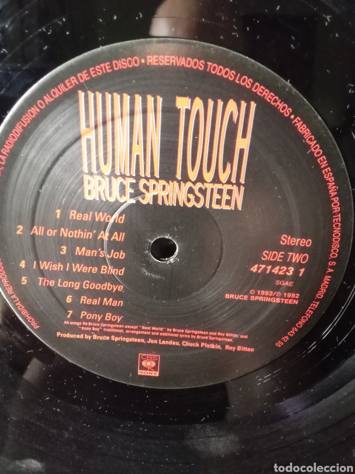 Discos de vinilo: BRUCE SPRINGSTEEN 1992 CBS Sony Spain - Foto 7