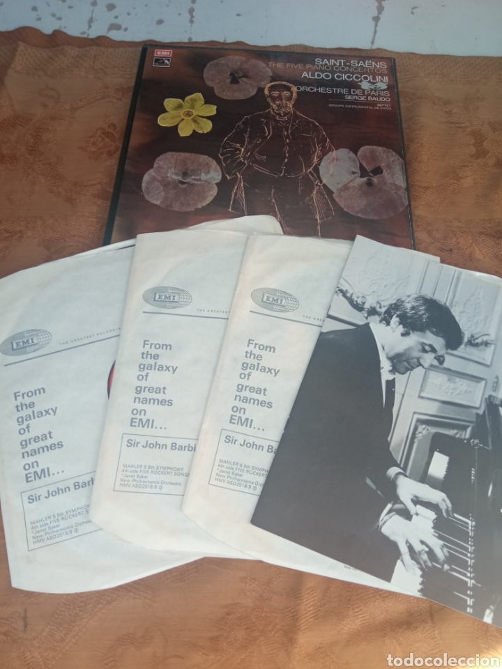 Discos de vinilo: SAINT SAENS,ALDO CICCOLINI - Foto 1