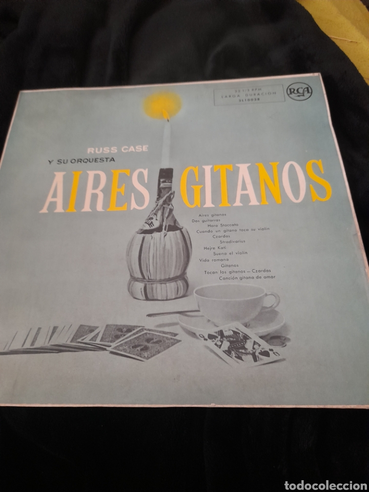 Discos de vinilo: Vinilo, Aires Gitanos, Russ Case y su orquesta - Foto 1