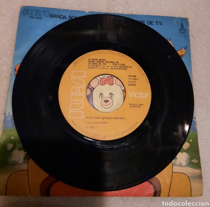 Discos de vinilo: El osito Misha. BSO - Foto 2