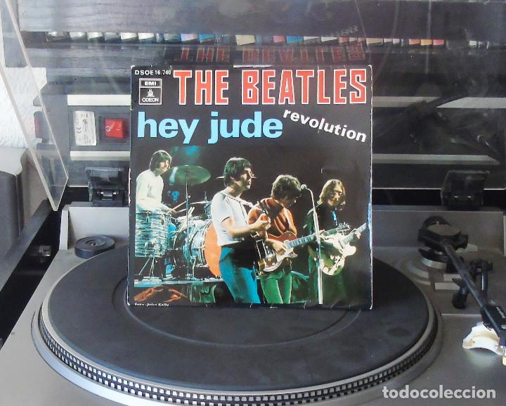 Discos de vinilo: THE BEATLES-- HEY JUDE / REVOLUTION ----- - Foto 3