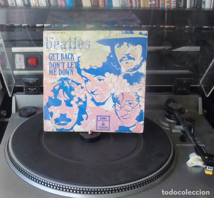 Discos de vinilo: THE BEATLES ---- GET BACK / DON&acute;T LET ME DOWN ---- - Foto 4