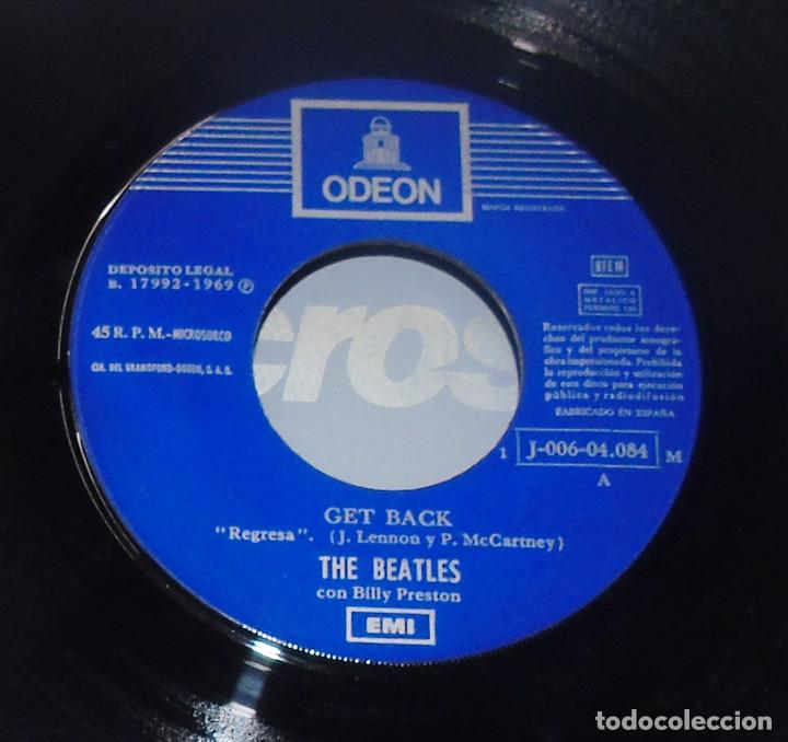 Discos de vinilo: THE BEATLES ---- GET BACK / DON&acute;T LET ME DOWN ---- - Foto 7