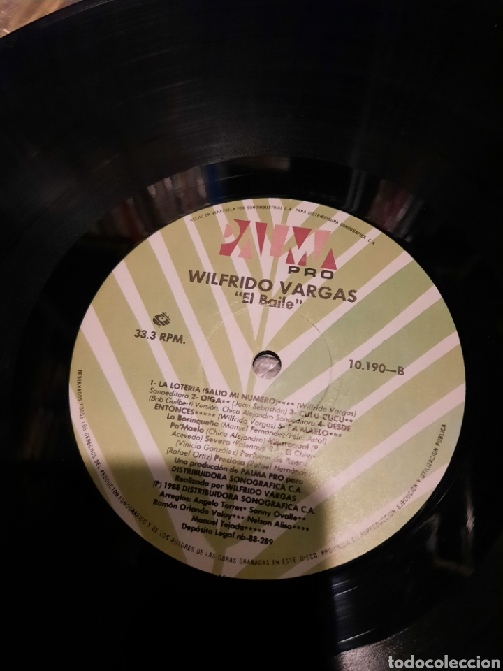 Discos de vinilo: Wilfrido Vargas - el baile - Foto 2