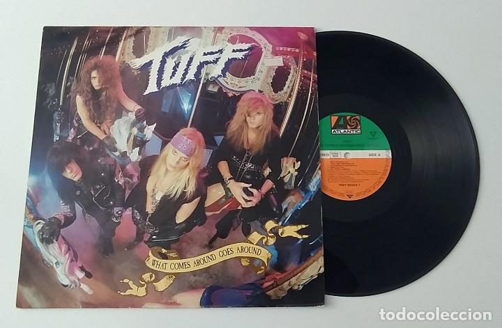 Discos de vinilo: LP TUFF - WHAT COMES AROUND GOES AROUND - Foto 3