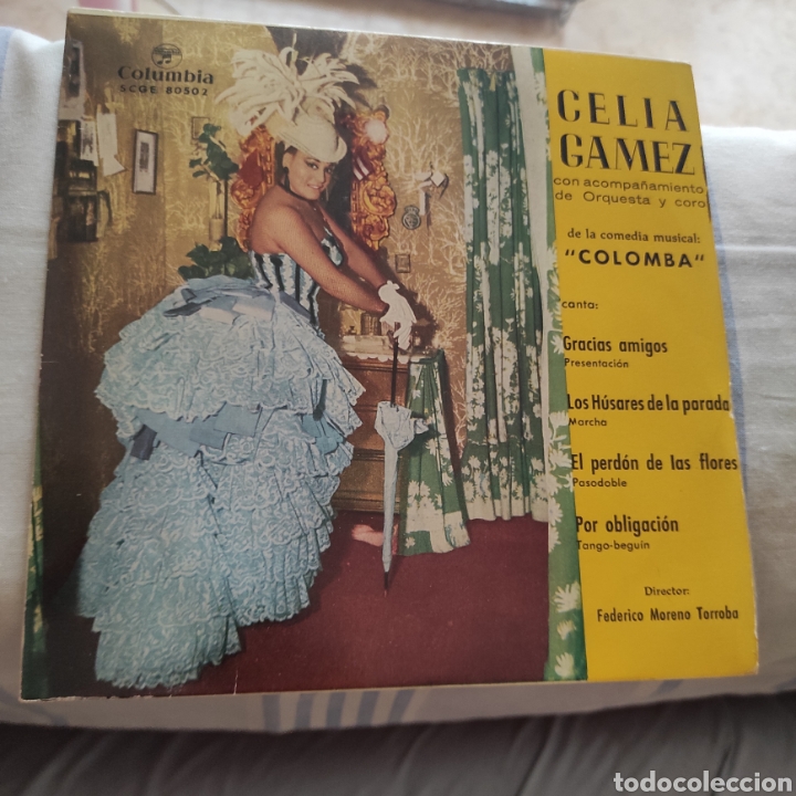 Discos de vinilo: Celia Gamez - Colomba - 1962 - - Foto 1