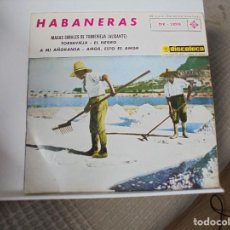 Discos de vinilo: HABANERAS. MASAS CORALES DE TORREVIEJA (ALICANTE). SINGLE CON 4 CANCIONES: TORREVIEJA / EL NEGRO / A. Lote 348475998