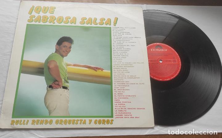 Discos de vinilo: Rulli Rendo Orquesta y Coros - LP-Que Sabrosa Salsa ! - Foto 1
