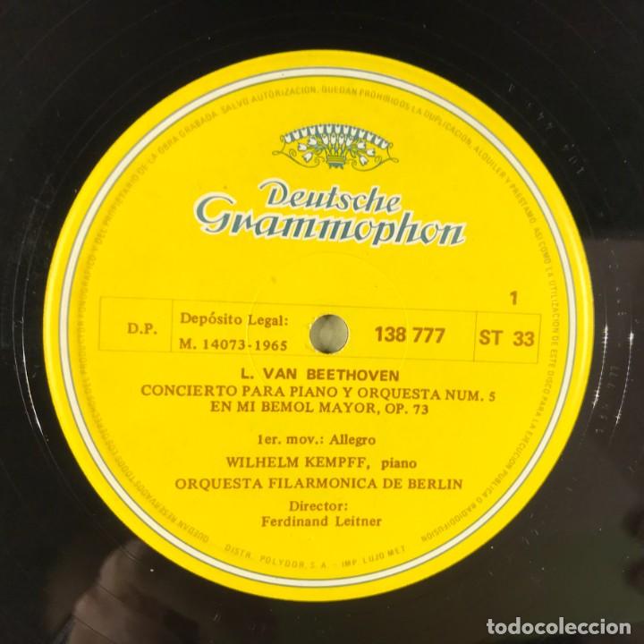Discos de vinilo: Beethoven &ndash; Wilhelm Kempff, Ferdinand Leitner - - Foto 4