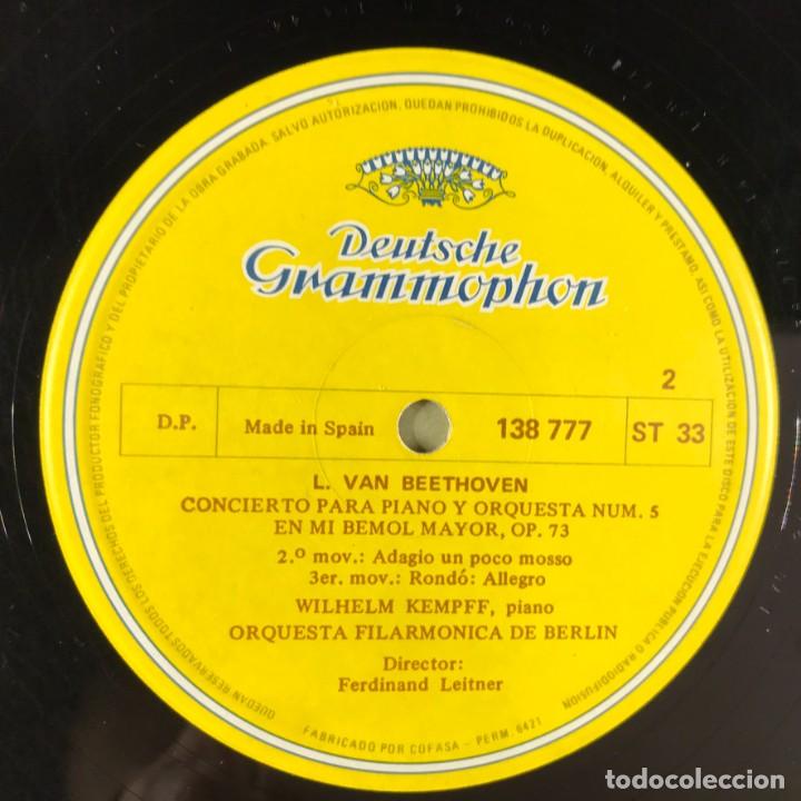 Discos de vinilo: Beethoven &ndash; Wilhelm Kempff, Ferdinand Leitner - - Foto 6