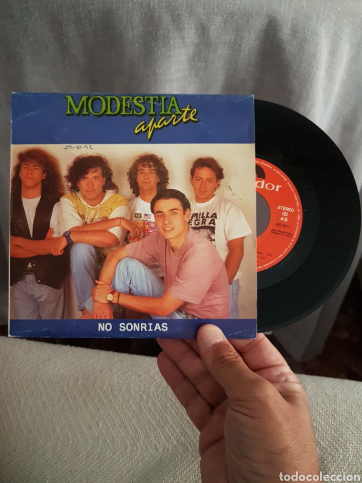 Discos de vinilo: Modestia Aparte no sonrias - Foto 1