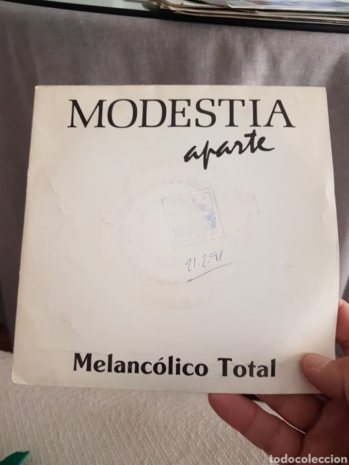 Discos de vinilo: Modestia Aparte Melancolico Total - Foto 1