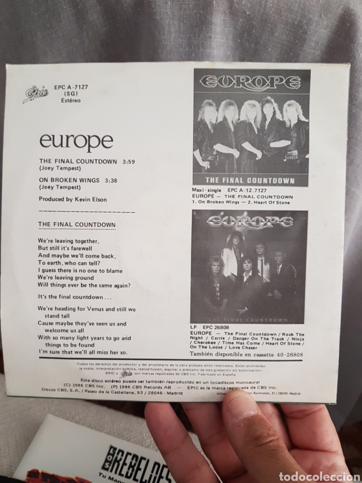 Discos de vinilo: Europe the final countdown - Foto 2