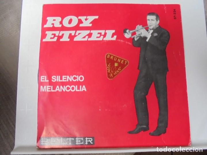Discos de vinilo: ROY ETZEL. SINGLE CON 2 CANCIONES: EL SILENCIO / MELANCOLIA. - Foto 1