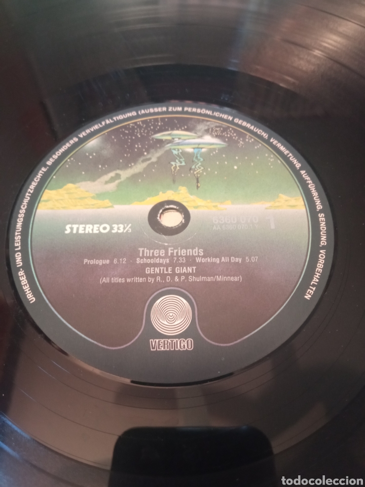 Discos de vinilo: Gentle Giant - Three Friends. - Foto 5