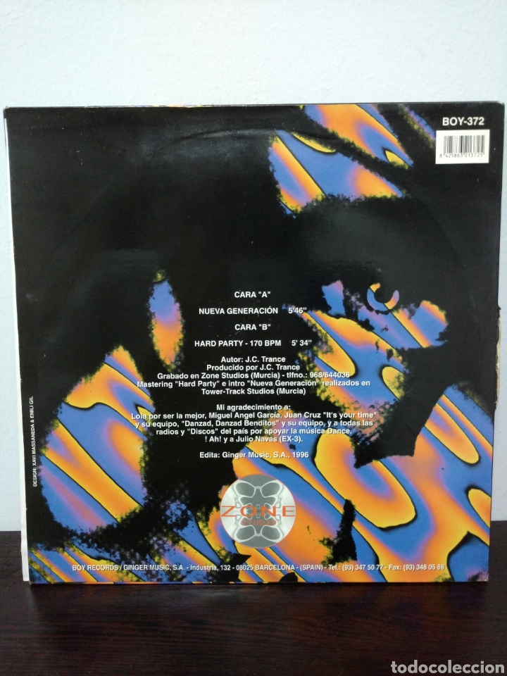 Discos de vinilo: Zone - Nueva Generaci&oacute;n (12&rdquo;) - Foto 2