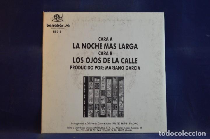 Discos de vinilo: BOIKOT - LA NOCHE MAS LARGA - SINGLE - Foto 2