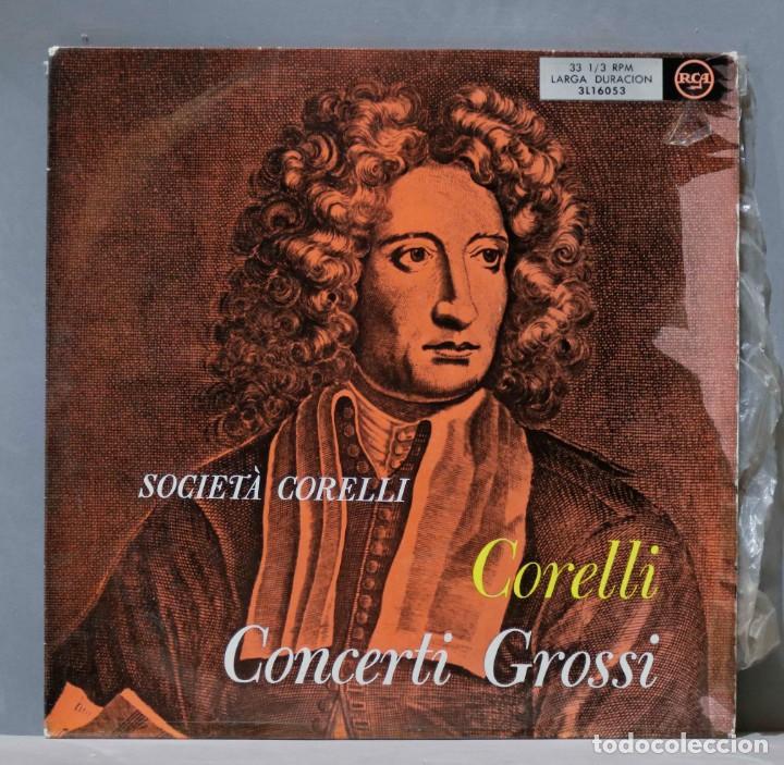 Discos de vinilo: LP. Societ&agrave; Corelli, Corelli. Concerti Grossi - Foto 1