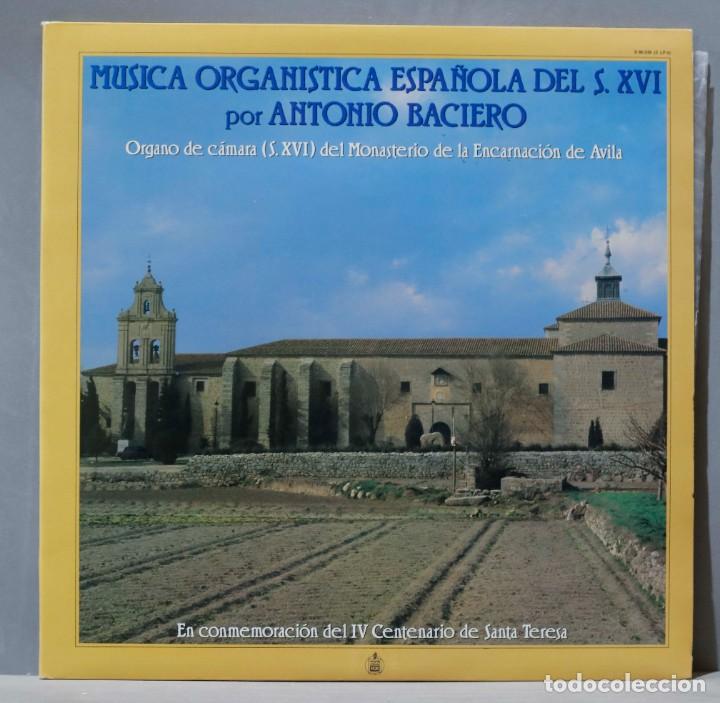 Vinyl-Schallplatten: 2 LP. MUSICA ORGANISTICA ESPA&Ntilde;OLA DEL S. XVI. ANTONIO BACEIRO