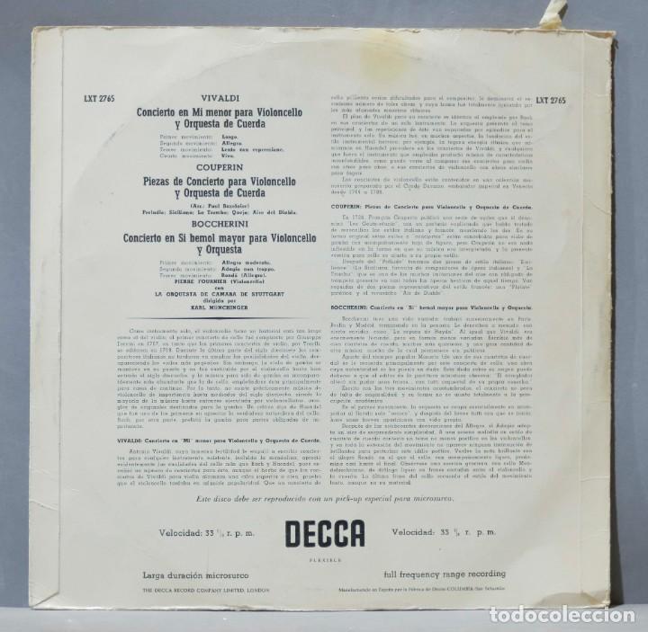 Discos de vinilo: LP. VIVALDI. COUPERIN. BOCCHERINI. MUNCHINGER - Foto 2