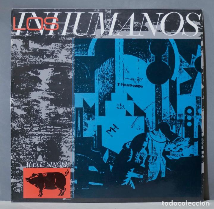 Discos de vinilo: MAXI SINGLE. LOS INHUMANOS - Foto 1