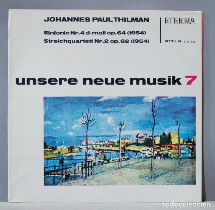 Vinyl-Schallplatten: LP. THILMAN. SINFONIE 4 OP 64. STREICHQUARTETT N 2 OP 62