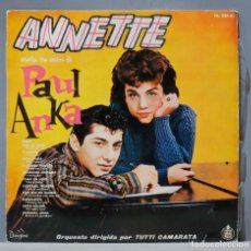 Discos de vinilo: LP. ANNETTE CANTA LOS ÉXITOS DE PAUL ANKA
