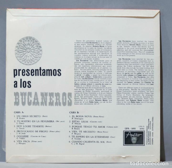 Discos de vinilo: LP. Los Bucaneros. Presentamos A Los Bucaneros - Foto 2
