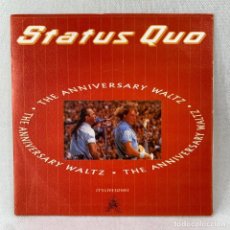 Discos de vinilo: SINGLE STATUS QUO - THE ANIVERSARY WALTZ - ESPAÑA - AÑO 1991 - PROMOCIONAL. Lote 348655073
