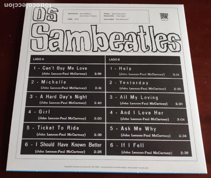 Discos de vinilo: OS SAMBEATLES - LP - 2002 - VAMPI SOUL - Foto 2