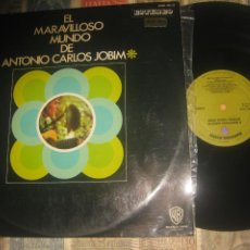 Discos de vinilo: ANTONIO CARLOS JOBIM – EL MARAVILLOSO MUNDO 1970 SOLAPADA WARNER BROS VERDE HWBS 321-10 OG ESPAÑA. Lote 348729014