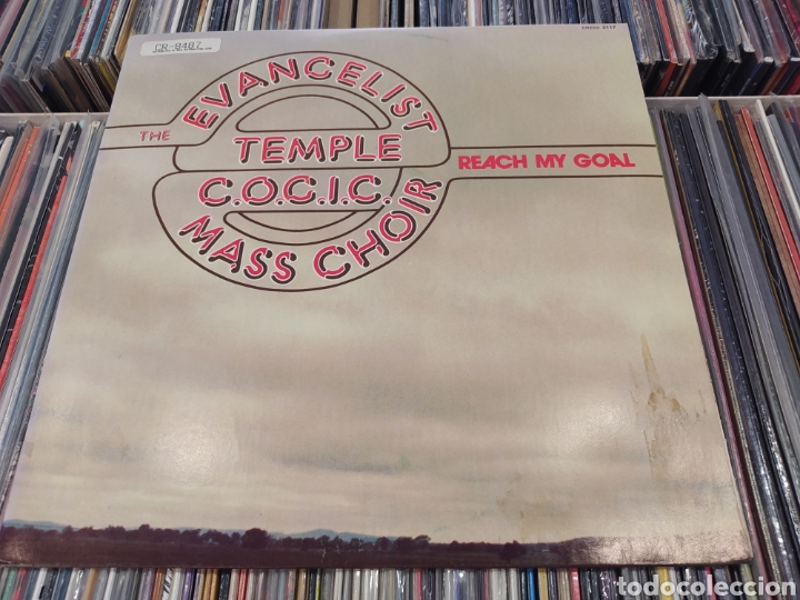 Discos de vinil: The Evangelist Temple C.O.G.I.C. Mass Choir&nbsp;&lrm;&ndash;&nbsp;Reach My Goal. Lp vinilo edicion USA. Buen Estado.