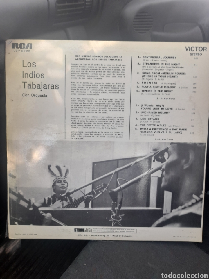 Discos de vinilo: Vinilo, Los Indios Tabajara con Orquesta y coro - Foto 2